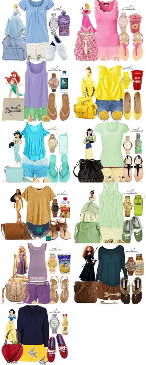 Disney Princess Theme Park Outfit Collection only would actaully where two but still... | Theme ...