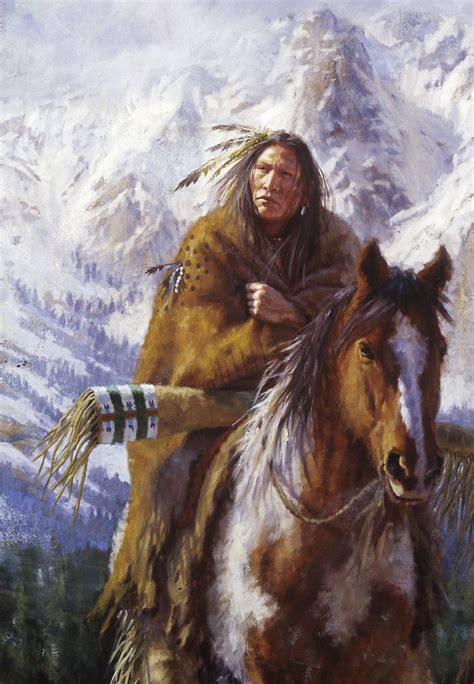 Warriors of the High Country, Ute, Native American paintings, James Ayers Studios by J… | Native ...