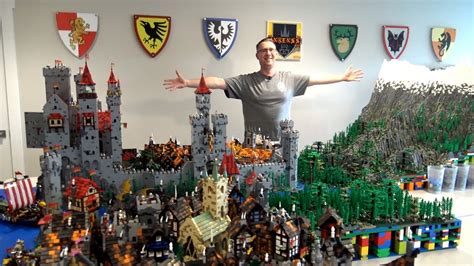 Massive LEGO Castle Village & Mountain with 500+ Minifigures | Brick ...