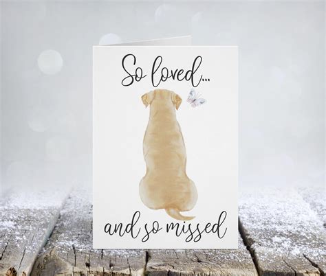 Printable Pet Sympathy Cards