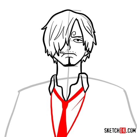 How to draw sanji one piece sketchok easy drawing guides – Artofit