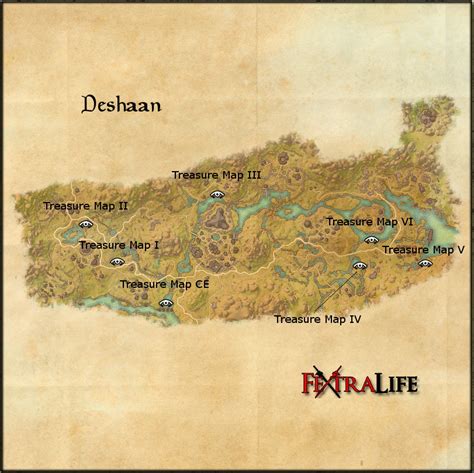 Deshaan Treasure Map VI | Elder Scrolls Online Wiki