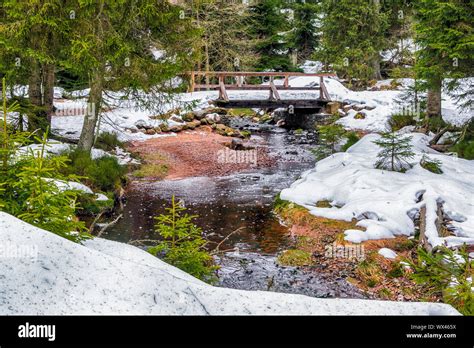 Harz National Park in Winter Oderteich Stock Photo - Alamy