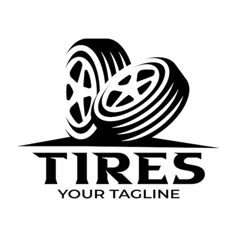 Premium Vector | Tire logo design, tyre shop.