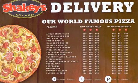 Shakey's Menu, Menu for Shakey's, Tagapo, Santa Rosa - Zomato Philippines