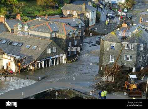 Boscastle Flood High Resolution Stock Photography and Images - Alamy