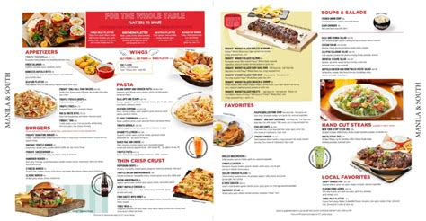 TGI FRIDAYS MENU PHILIPPINES & UPDATED PRICES 2024