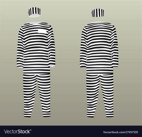 Prison uniform Royalty Free Vector Image - VectorStock