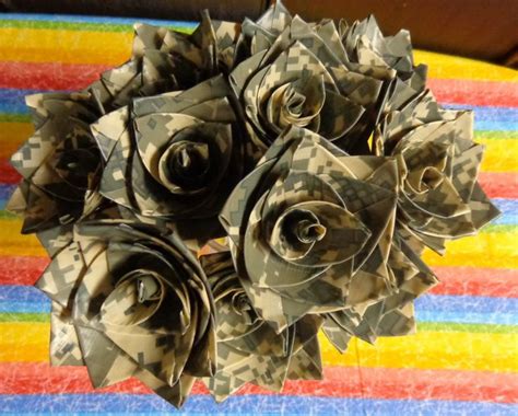 Camo Flowers, Flowers Bouquet, Duct Tape Rose, Tapas, Camouflage, Camo Wedding, Sweetest Day ...