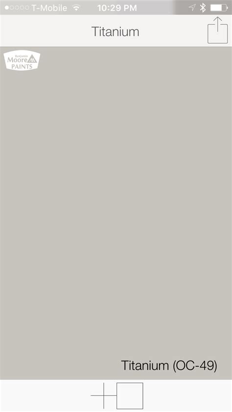 Warm gray paint colors from Benjamin-Moore Titanium OC-49 | SwatchDeck | Paint colors for home ...