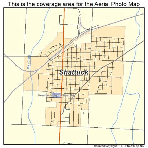 Aerial Photography Map of Shattuck, OK Oklahoma