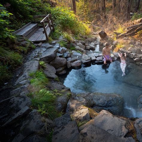 Enjoying a hot soak at Cougar Hot Springs – SoakOregon.com