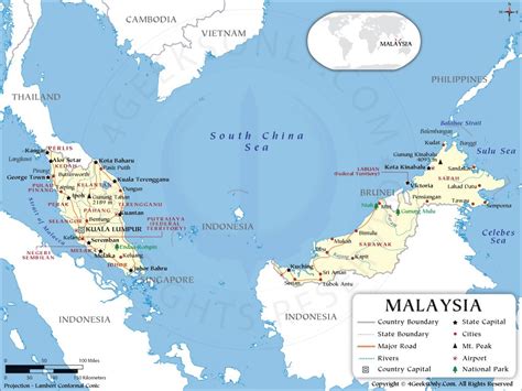 Malaysia Map