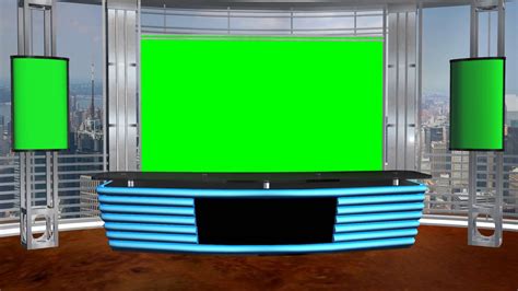 Entertainment Tv Studio Set Virtual Green Screen Back - vrogue.co