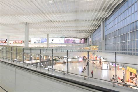 A Terminal 2 at Chek Lap Kok Airport Editorial Stock Photo - Image of asia, interior: 122338123