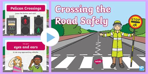 Children's Road Safety PowerPoint (l'insegnante ha fatto)