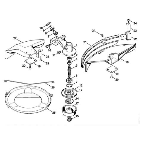 Explore the Inner Workings of a Stihl Weedeater with Parts Diagram