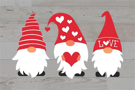 gnome valentine bundle svg, gnome hearts, gnome valentine (423919 ...