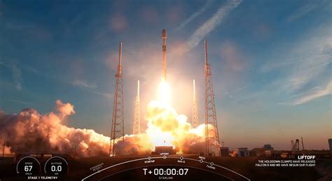 SpaceX launches 1st batch of new 'V2 mini' Starlink satellites | Space