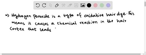 ⏩SOLVED:How does hydrogen peroxide change hair color? | Numerade