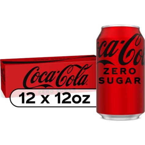 Coca-Cola Zero Sugar Soda Fridge Cans, 12 pk / 12 fl oz - Kroger