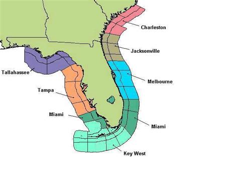 Southeastern United States Marine Forecasts by Zone