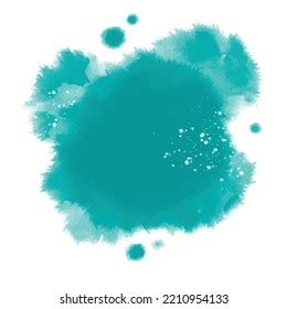 Teal Watercolor Background Vector Watercolor Splash Stock Vector (Royalty Free) 2210954133 ...