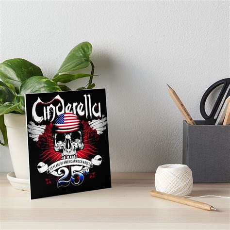 "Cinderella rock band logos favorite" Art Board Print by rgirke1k | Redbubble