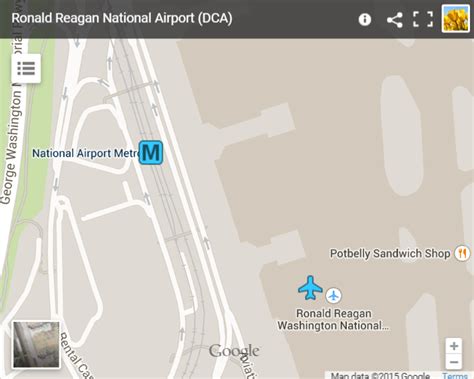 Metro to Ronald Reagan National Airport (DCA)