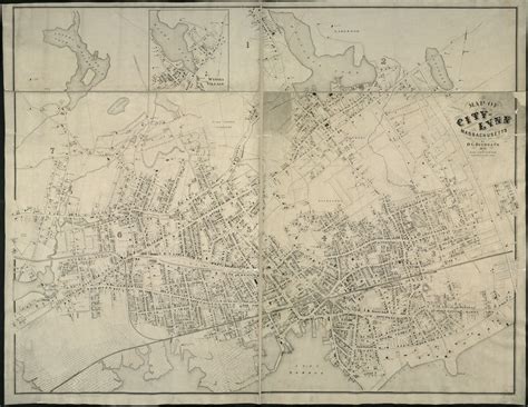 Map of the city of Lynn Massachusetts - Norman B. Leventhal Map ...