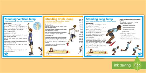 The Standing Long Jump, Triple Jump and Vertical Jump Step-by-Step