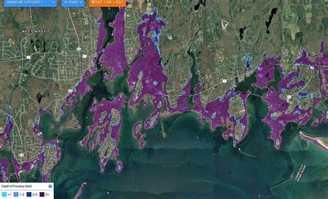 CT shoreline towns that will be under water in Category 3 hurricane