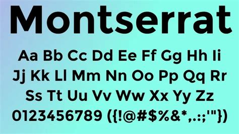 Montserrat font - ActionFonts.com