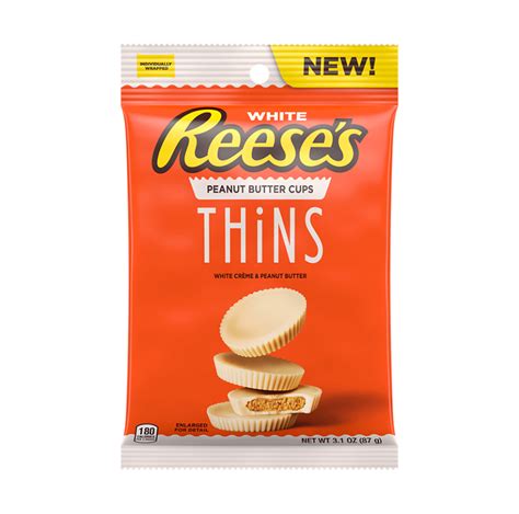 Reese's Thins White Chocolate 88g | Sugar Box