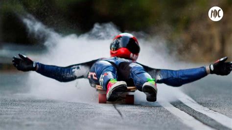 Street luge, la adrenalina de tumbarse a 100 kilómetros por hora