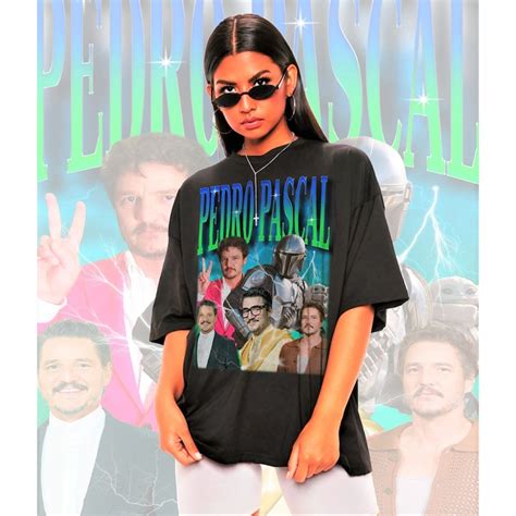 Retro Pedro Pascal Shirt-pedro pascal crewneck,pedro pascal - Inspire ...