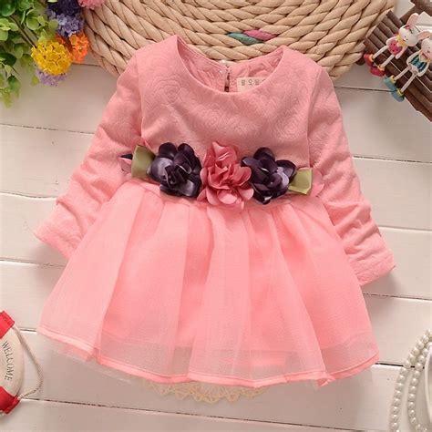 2016 winter newborn fancy infant baby dresses girl frocks designs party wedding with long ...