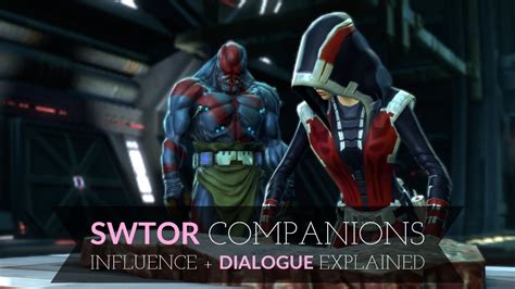 SWTOR Companion Influence + Dialogue Explained - YouTube