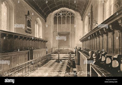 Corpus Christi College Chapel, Oxford Stock Photo - Alamy