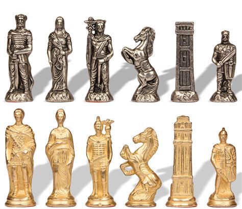 Metal Chess Pieces - The Chess Store