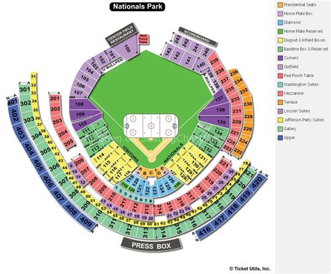 Washington Nationals Stadium Seating Map | Brokeasshome.com