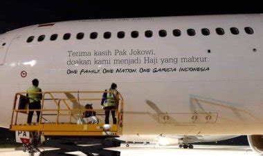 Heboh 'Terima Kasih Pak Jokowi', Begini Penjelasan Garuda - Inilahkoran.id