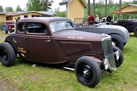 Swedish Nostalgia Hot Rod Clubs Meet for a Car Show and some Fast Dirt ...