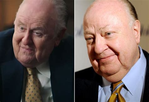 John Lithgow as Roger Ailes | Bombshell Movie Cast Compared to Real-Life Counterparts | POPSUGAR ...