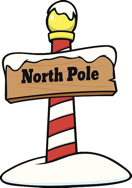 Royalty Free North Pole Sign Clip Art, Vector Images & Illustrations - iStock