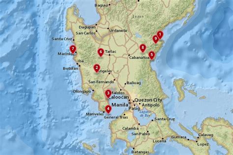 Mapa Ng Central Luzon