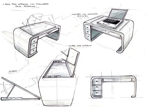 Table Furniture Design Sketches