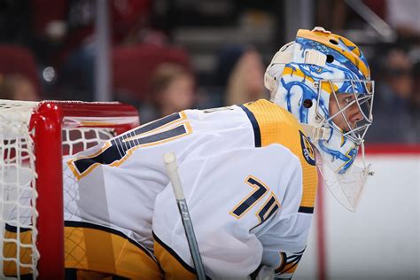 Juuse Saros Beginning to Finally Take Control as Predators' Starter