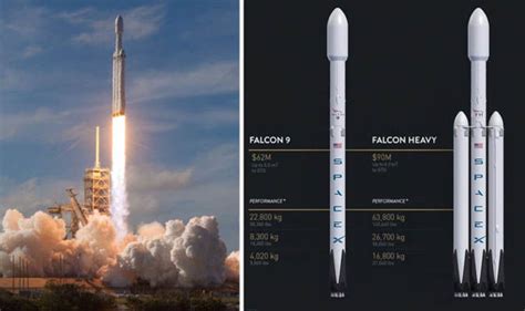 SpaceX launch: What is difference between Falcon Heavy Falcon 9? | Science | News | Express.co.uk