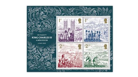 British stamps celebrate May 6 coronation of King Charles III and his public service